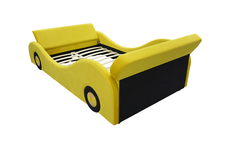 1421 Striking Yellow Car-Like Beds for Kids