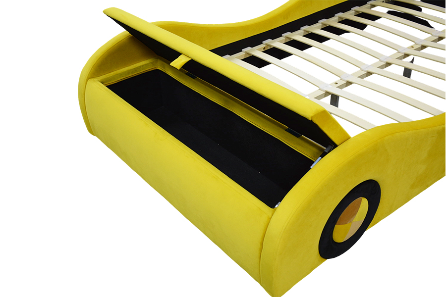 1421 Striking Yellow Car-Like Beds for Kids