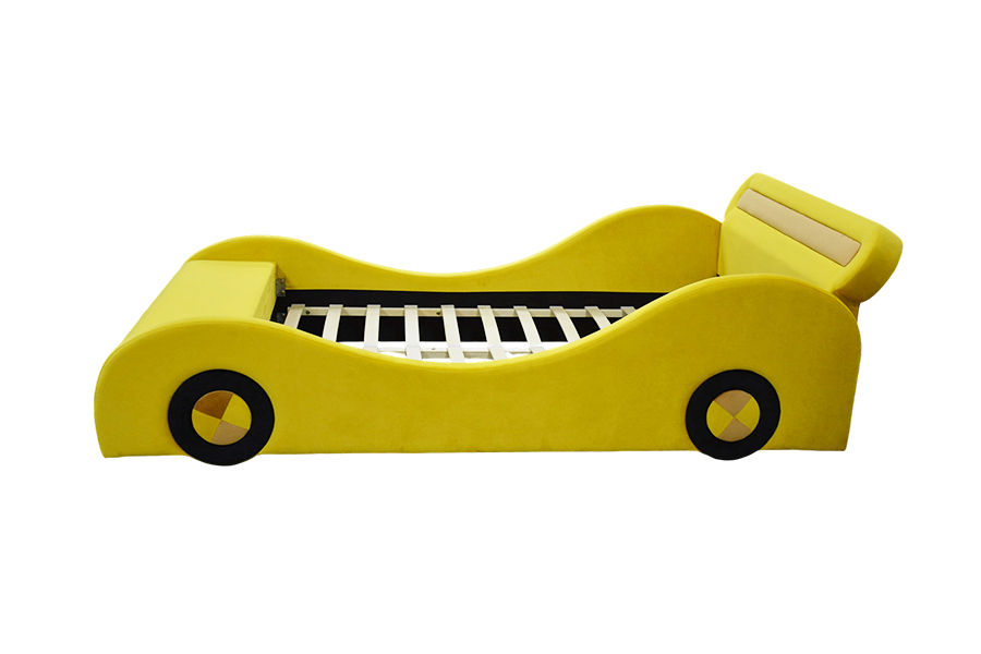 1421 Striking Yellow Car-Like Beds for Kids