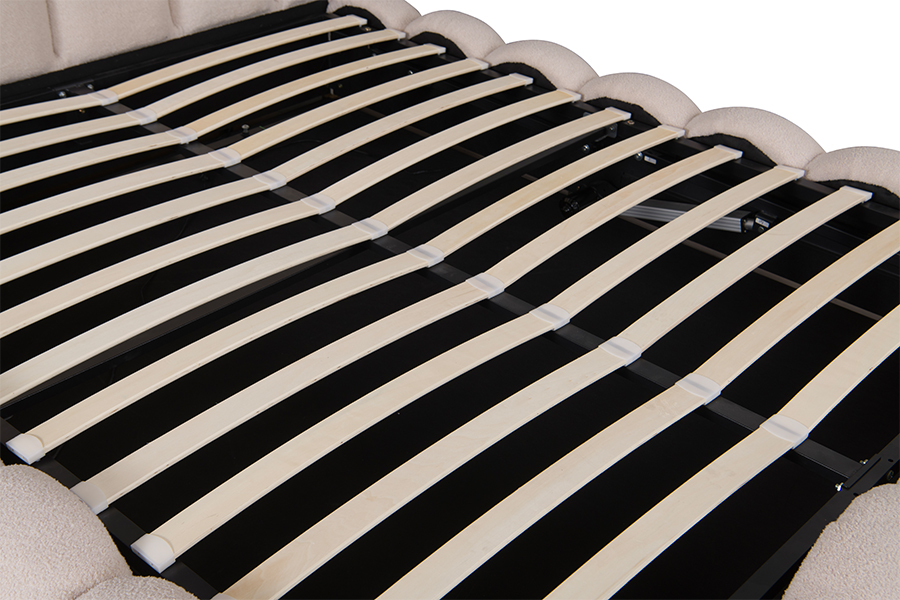 4878G Drawers Storage Petal-Shaped 3D Soft Padding Bed frame