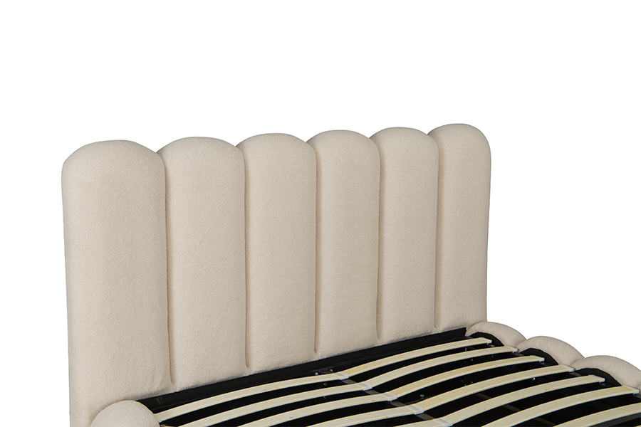 4878G Drawers Storage Petal-Shaped 3D Soft Padding Bed frame