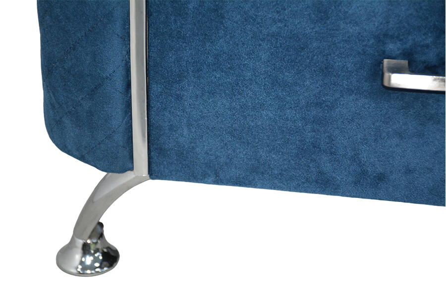 WSS954 Diamond Velvet Nightstand/ Bed Table