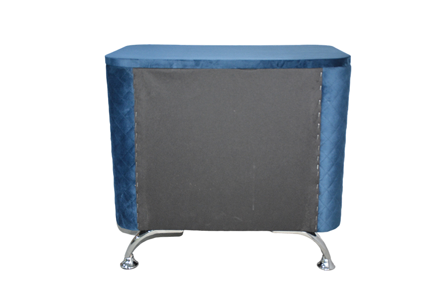 WSS954 Diamond Velvet Nightstand/ Bed Table