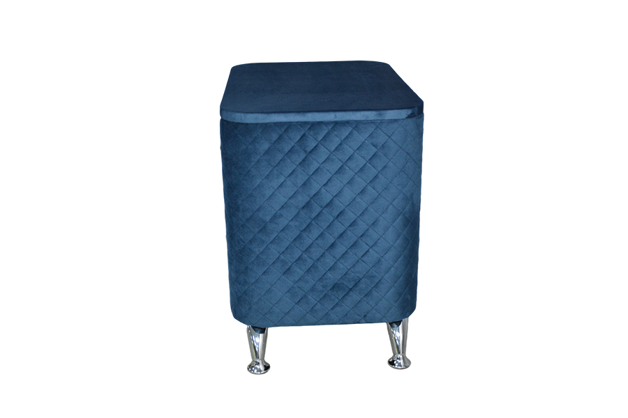 WSS954 Diamond Velvet Nightstand/ Bed Table