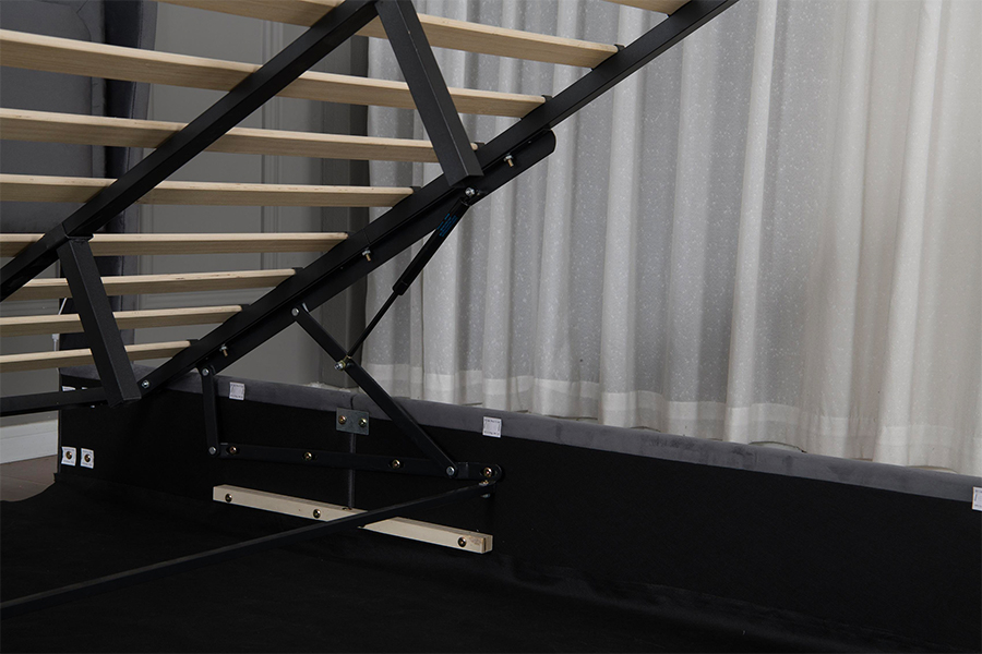 5005-1-3GU Adjustable and Eco-Friendly Upholstered Hydraulic Storage Bed Frame