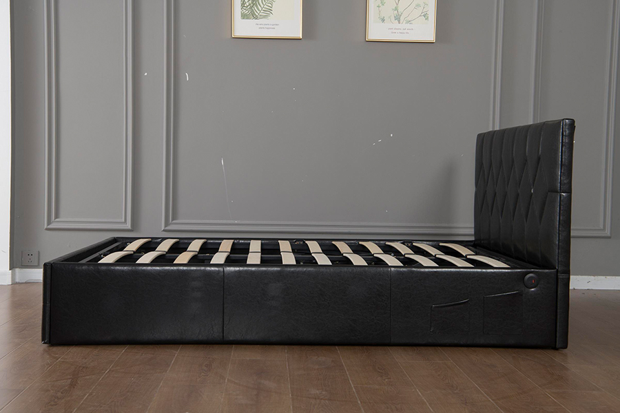 5031G Luxury design Adjustable Bed USB Upholstered Bed Frame
