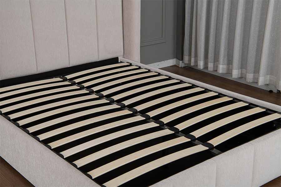 5001G Good quality PU Leather Upholstered Hydraulic Storage Bed Frame