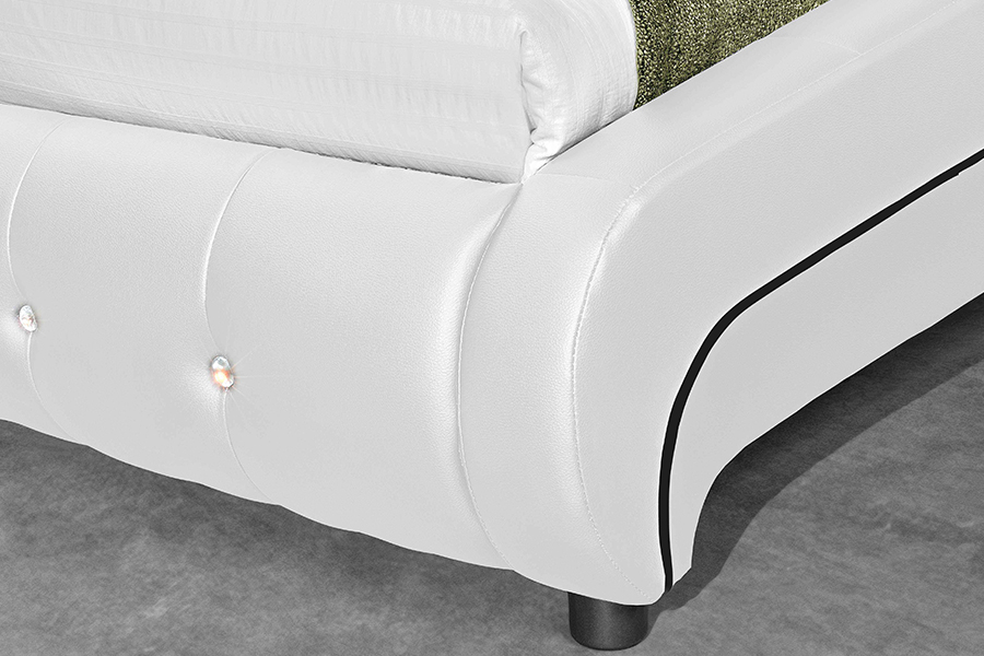 1144 Solid wood structure Diamond decoration Upholstered Bed