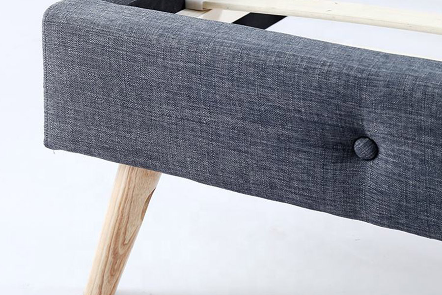 1368 Stylish Scandinavian Design Upholstered Bed