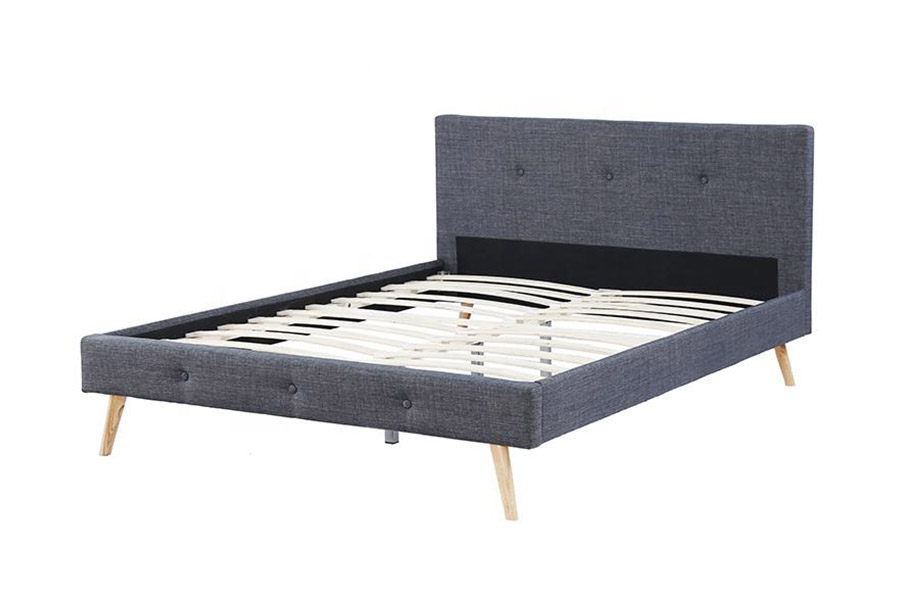 1368 Stylish Scandinavian Design Upholstered Bed
