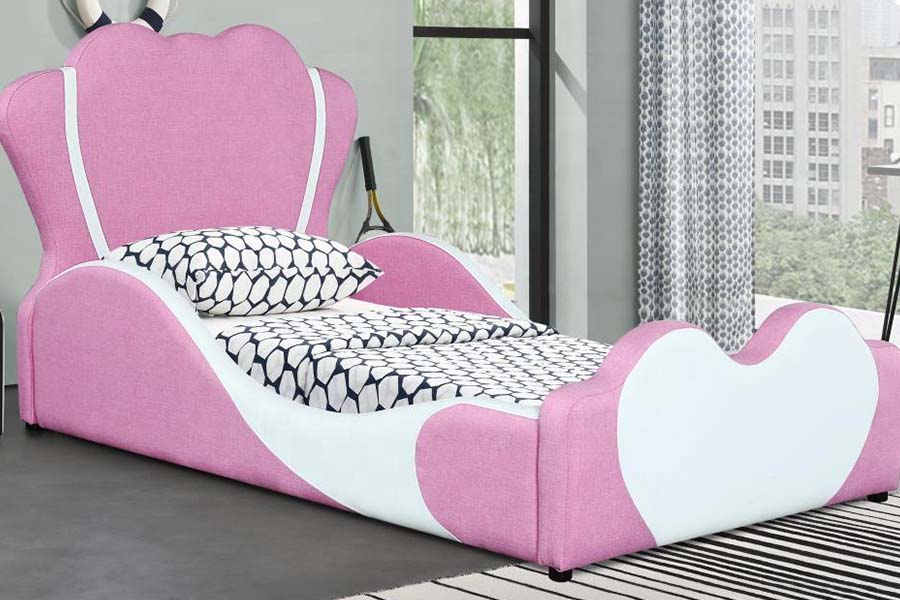1497 S-shape Super Racing Car Style Car Beds for Kids