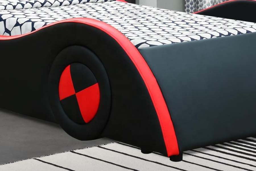 1497 S-shape Super Racing Car Style Car Beds for Kids