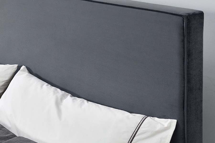 1476 Colorful Velvet Fabric Platform Bed Upholstered Bed