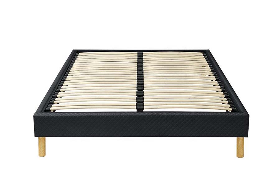 1469 High Bed with PU Fabric Upholstered Bed
