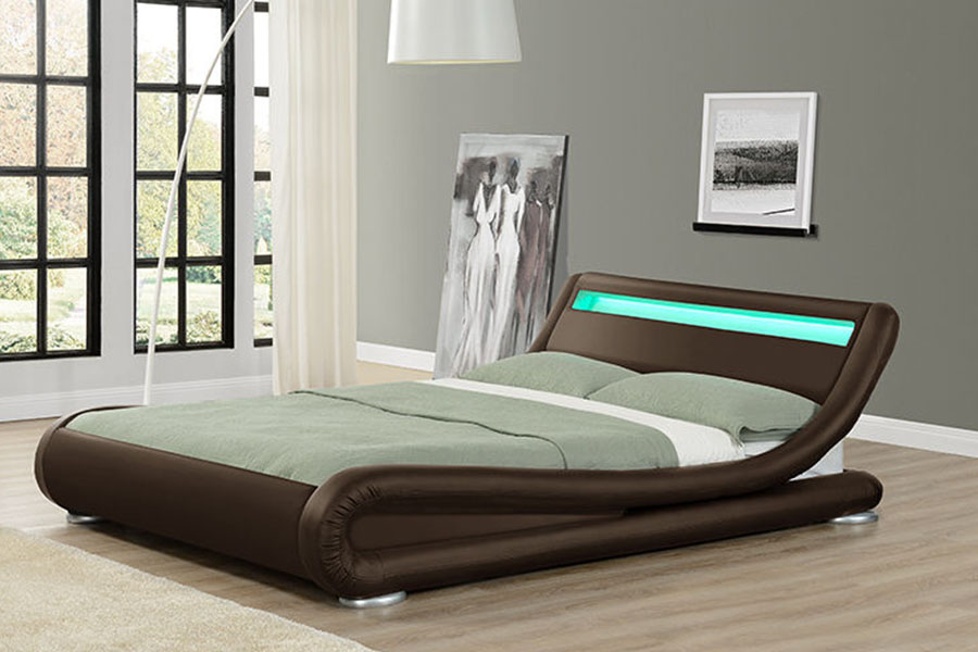 1881 Modern Fabric Upholstered Bed
