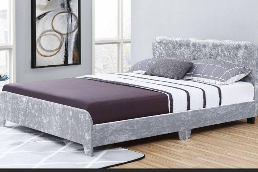 1142-3 Modern Linen Fabric One-Box Package Upholstered Bed