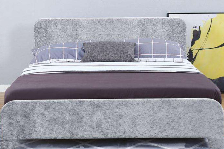 1142-3 Modern Linen Fabric One-Box Package Upholstered Bed