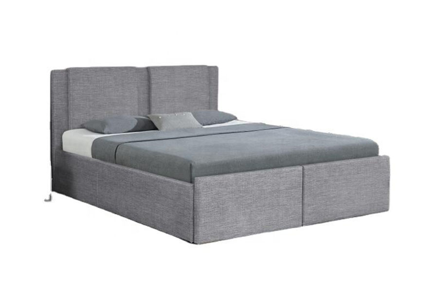 1311DG Gas-Lift Two-Drawer Fabric Wooden Storage Upholstered Bed Frame